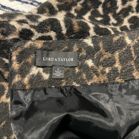 Lord & Taylor Leopard Pencil Skirt - Picture 3 of 6